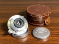 Leica Elmar 35mm f/3.5 鏡頭 （ 白鏡 連皮套）